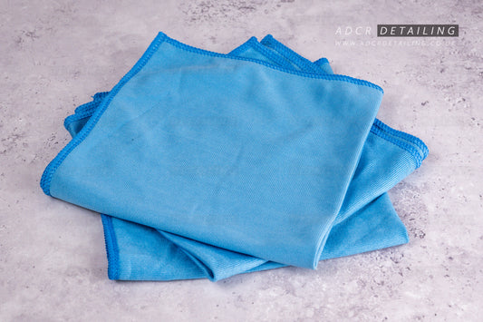 ADCR Detailing Premium Microfibre Glass Cleaning Cloth - 3 Pack Multipack