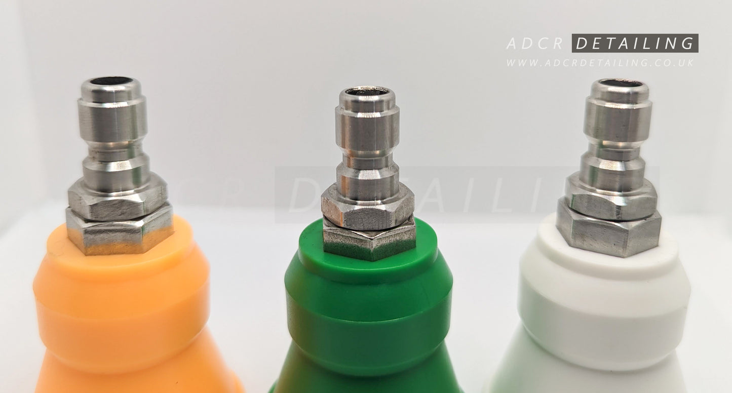 1/4in Premium Quick Release Nozzles 3 Pack