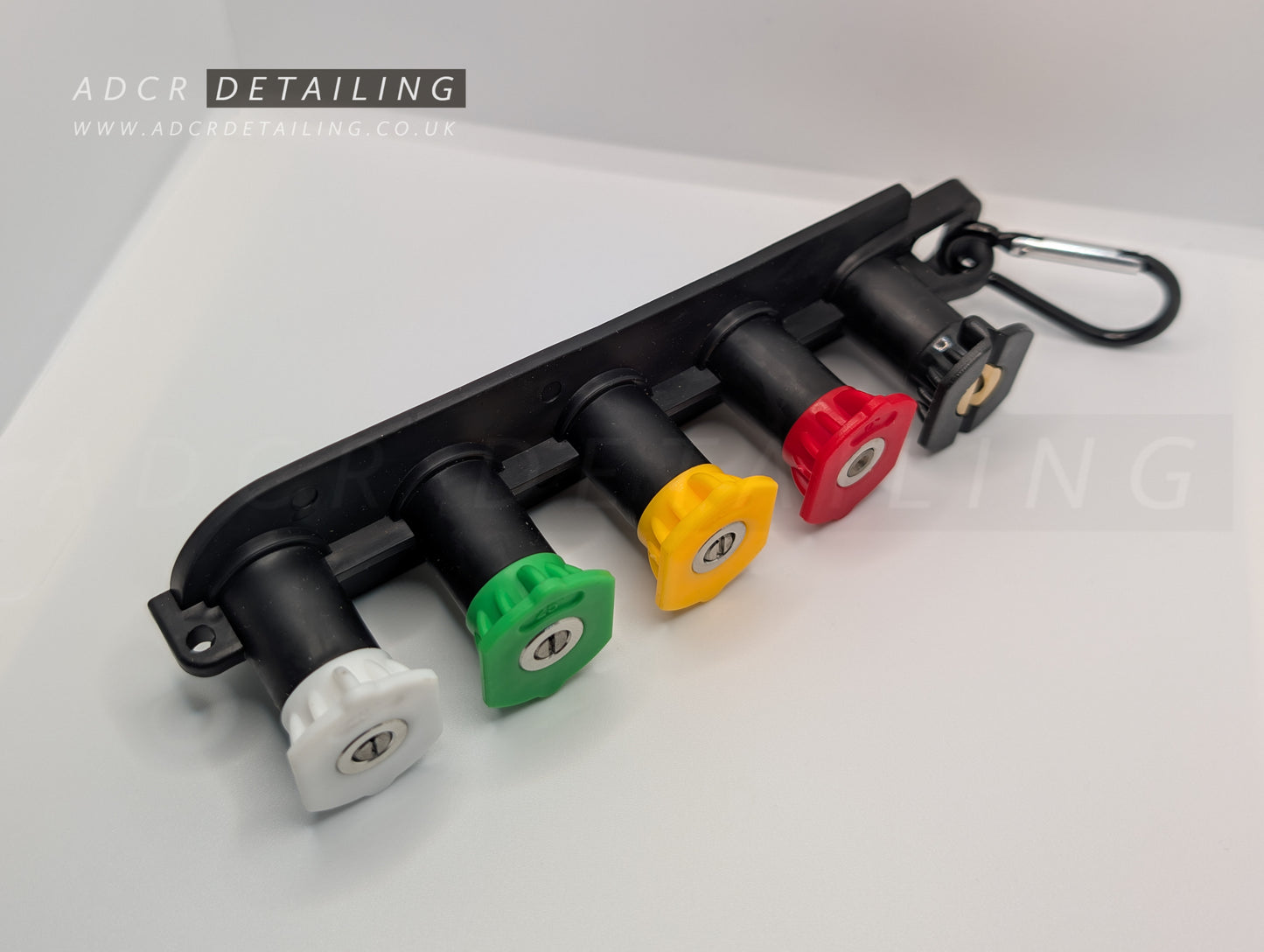 1/4in Quick Release Nozzles 5 Pack with Holder