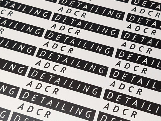ADCR Detailing Decal
