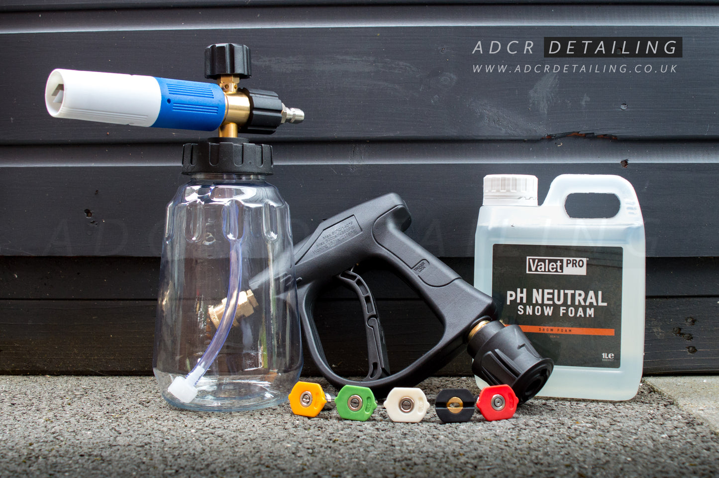 Short Trigger Quick Release Gun with Premium Snow Foam Cannon for Nilfisk C E Series