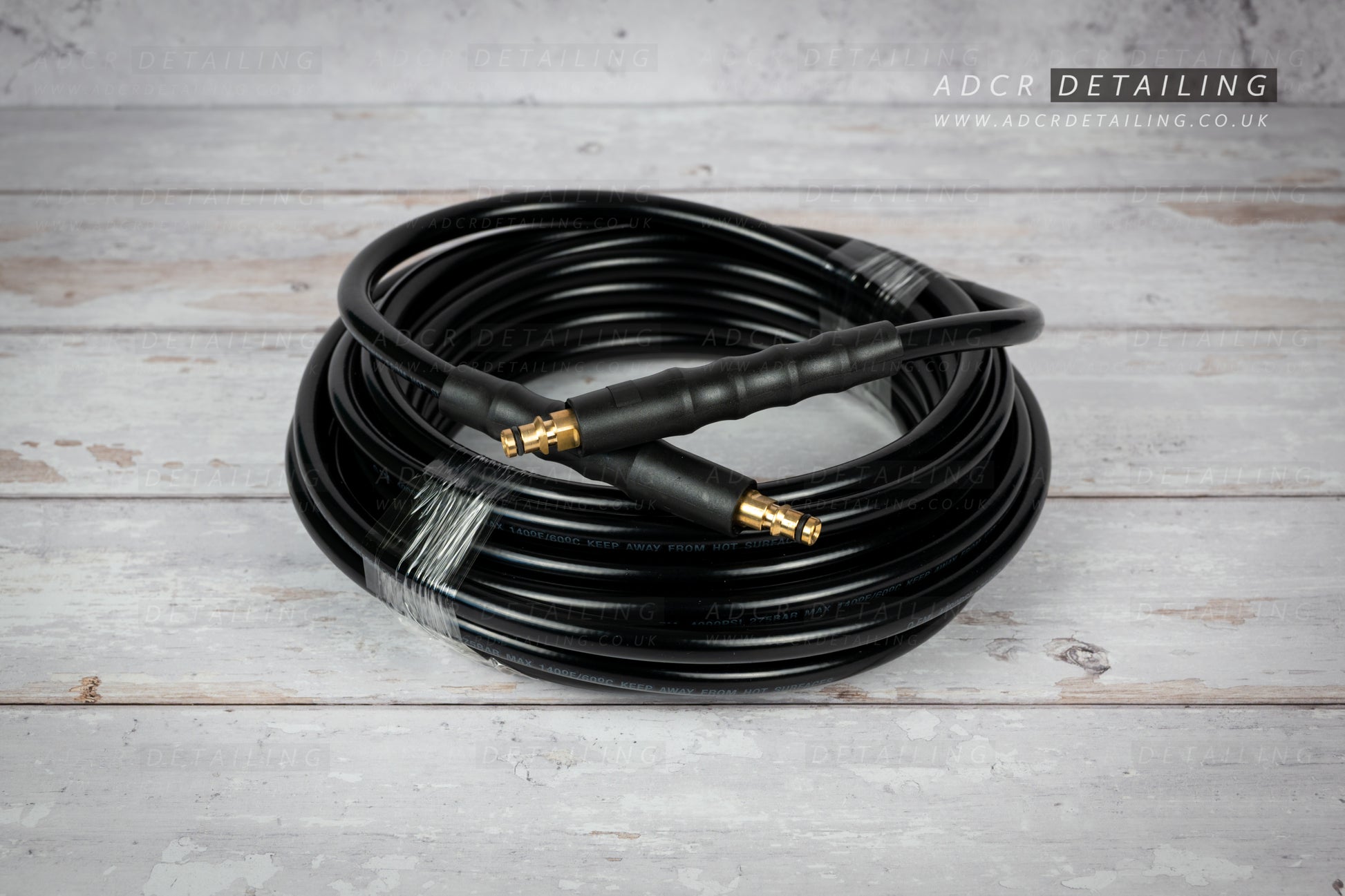 10m Pressure Washer Black Hose, Compatible with Karcher K Series. Detailing upgrade