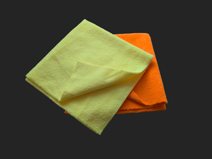 Short Pile Premium Edgeless Microfibre Towel 16x16" 40x40cm 350gsm