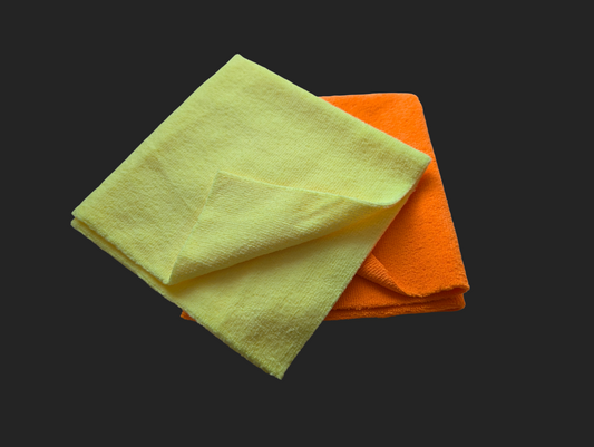 Short Pile Premium Edgeless Microfibre Towel 16x16" 40x40cm 350gsm