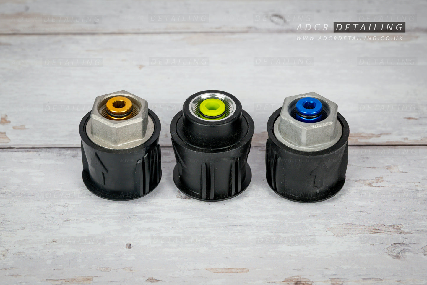 3x M22 Pressure Washer Short Trigger Gun Adapters compatible with Karcher, Nilfisk 