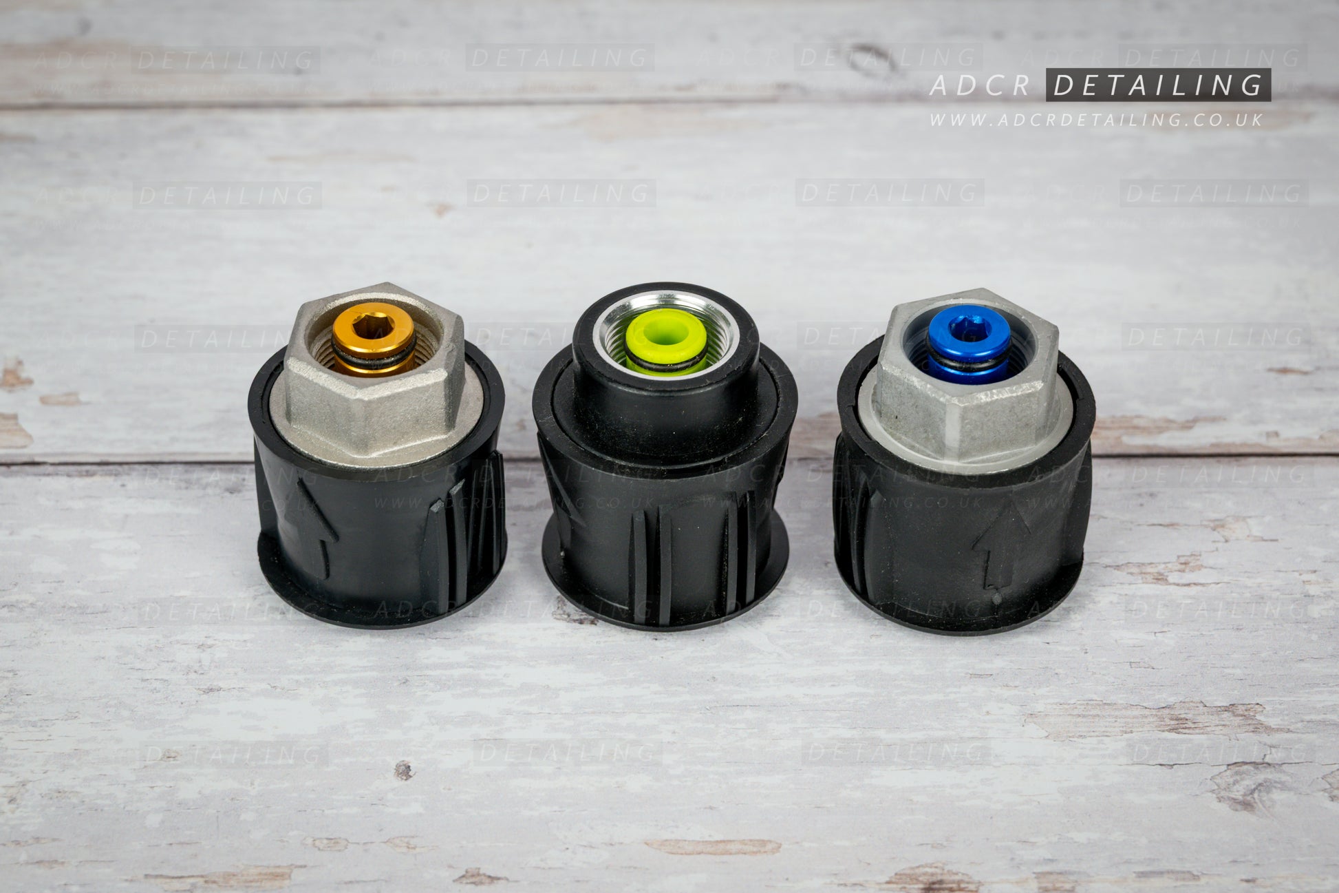 3x M22 Pressure Washer Short Trigger Gun Adapters compatible with Karcher, Nilfisk 