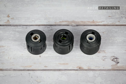 3x M22 Pressure Washer Short Trigger Gun Adapters compatible with Karcher, Nilfisk 