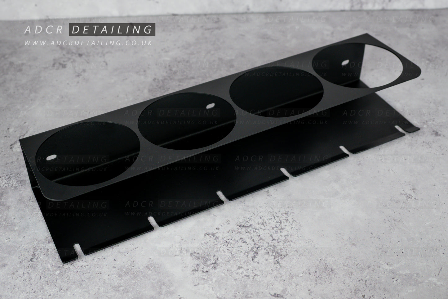 4 Detailing Bottle Wall Holder for Large 1L Bottles, for example IK Sprayers bottle holder. For sheds, garages and vans. Wall mount.