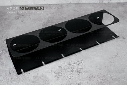 4 Detailing Bottle Wall Holder for Large 1L Bottles, for example IK Sprayers bottle holder. For sheds, garages and vans. Wall mount.