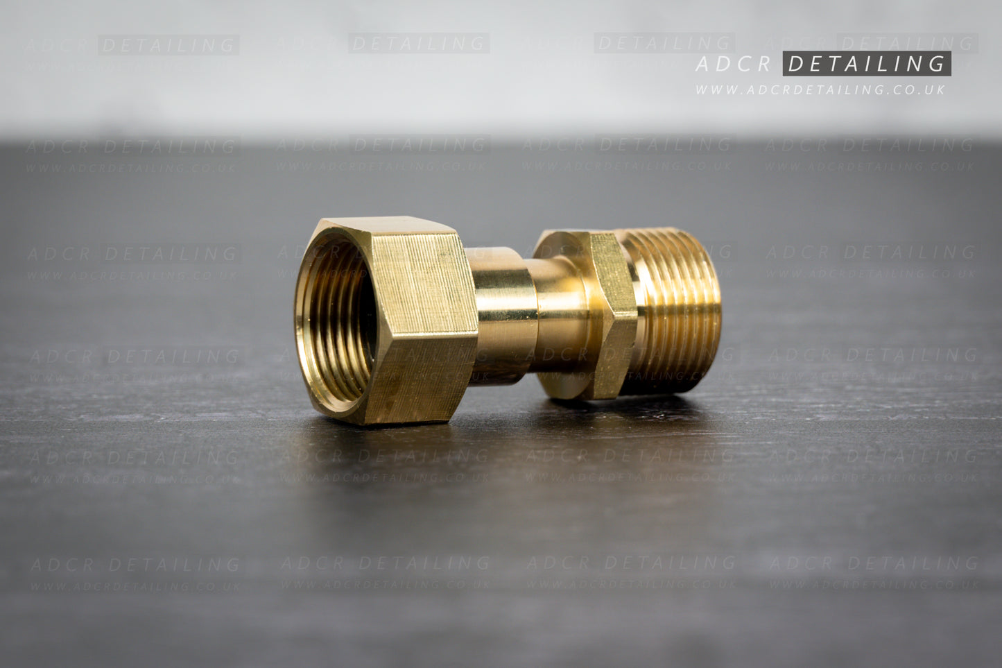 Brass M22 Swivel Adapter, often used for swivel inlets on short trigger stubby guns for detailing.