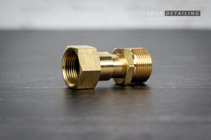 Brass M22 Swivel Adapter, often used for swivel inlets on short trigger stubby guns for detailing.