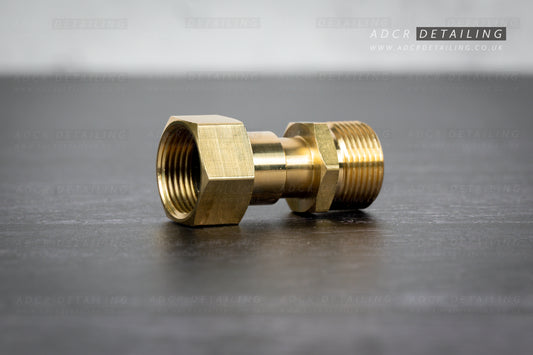 Brass M22 Swivel Adapter, often used for swivel inlets on short trigger stubby guns for detailing.