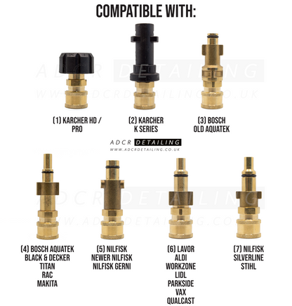 Snow Foam Cannon V3.1 & Pressure Washer Adapter
