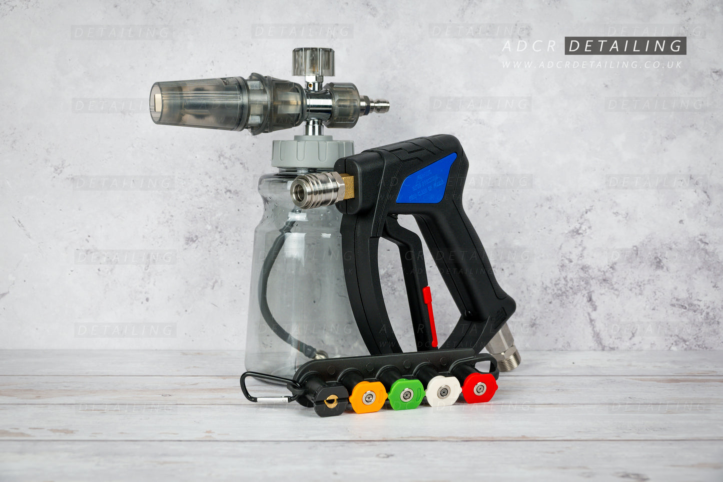 DELUXE+ Premium Short Trigger Quick Release Pressure Washer Gun for M22