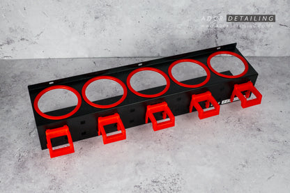 Detailing Bottle Wall Holder - 5 Bottles / 85mm Diameter