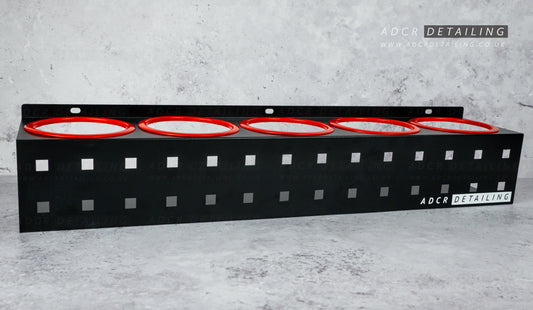 Detailing Bottle Wall Holder - 5 Bottles / 85mm Diameter