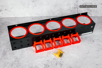 Detailing Bottle Wall Holder - 5 Bottles / 85mm Diameter