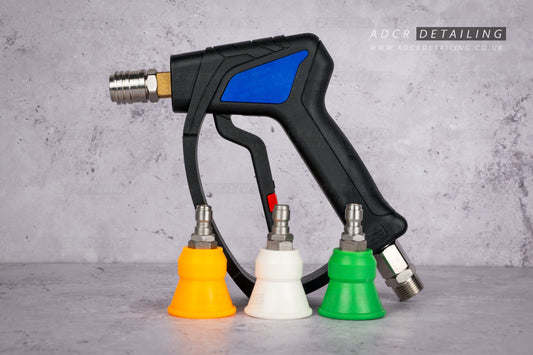 DELUXE+ Premium Short Trigger Quick Release Pressure Washer Gun for M22