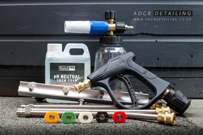 Quick Release Short Trigger Gun Premium + Snow Foam Cannon + Undercarriage + Snow Foam BUNDLE! For Nilfisk C E Series