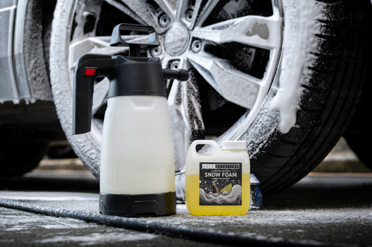 IK Sprayers Foam Pro 2 is ideal with the ADCR Detailing Lemon Cola Scented pH Neutral Snow Foam. Perfect for pre washing, wheel cleaning, engine bays etc.