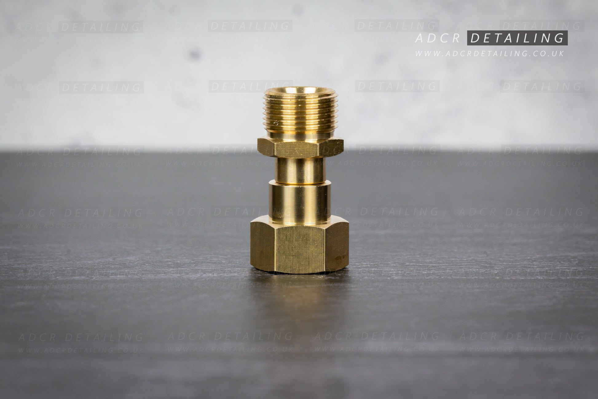 Brass M22 Swivel Adapter, often used for swivel inlets on short trigger stubby guns for detailing.