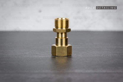 Brass M22 Swivel Adapter, often used for swivel inlets on short trigger stubby guns for detailing.