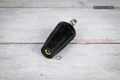 Rotating Turbo Jet Nozzle for detailing and valeting. Ideal for cleaning carpeted wheel arches. 1/4in quick release turbo nozzle.