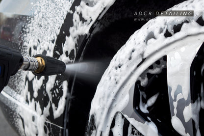 1/4in quick release rotating turbo jet nozzle for detailing spraying and cleaning carpeted wheel arch liner