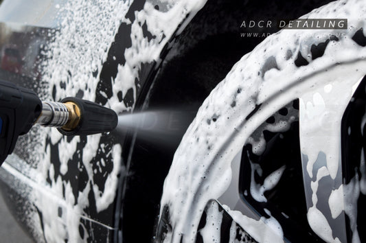 1/4in quick release rotating turbo jet nozzle for detailing spraying and cleaning carpeted wheel arch liner