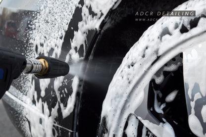 1/4in quick release rotating turbo jet nozzle for detailing spraying and cleaning carpeted wheel arch liner