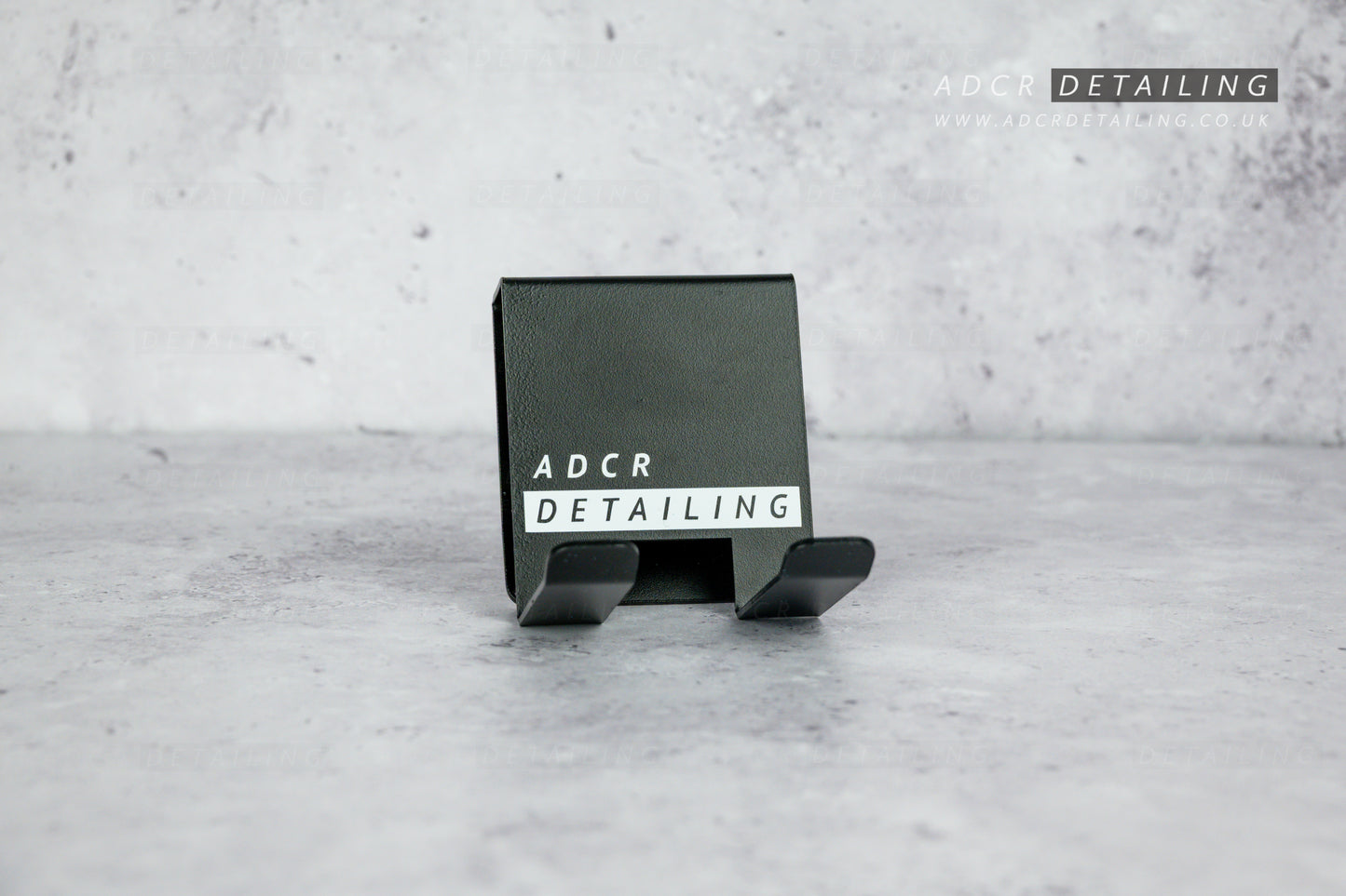 ADCR Detailing Snow Foam Cannon Bucket Holder. Black powder coated, durable metal design. Hold your foam cannon, short trigger gun and more on your detailing bucket. 