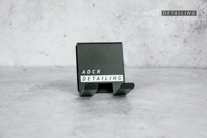 ADCR Detailing Snow Foam Cannon Bucket Holder. Black powder coated, durable metal design. Hold your foam cannon, short trigger gun and more on your detailing bucket. 