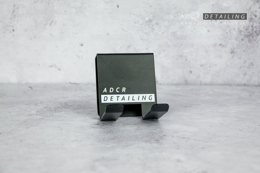 ADCR Detailing Snow Foam Cannon Bucket Holder. Black powder coated, durable metal design. Hold your foam cannon, short trigger gun and more on your detailing bucket. 