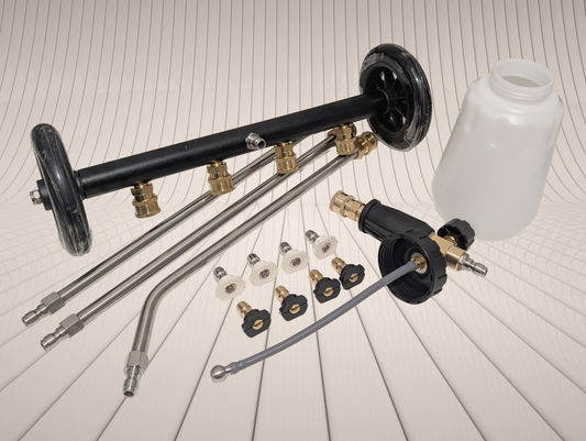 1/4" Quick Release Foam Cannon Washer Undercarriage Chassis Cleaner