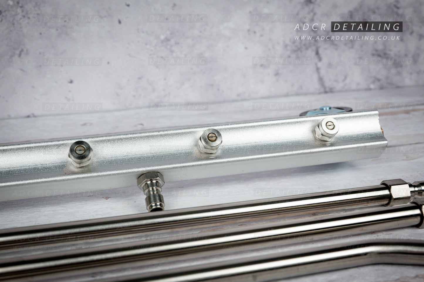 Undercarriage Car Chassis Cleaner 13in on wheels with Quick Release. Protect your car from rust and corrosion, wash away the road salt, grit and dirt to car for your car chassis during the winter. 4x High pressure nozzles.