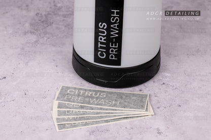 Vinyl Decal Detailing Bottle Labels Suitable for IK Sprayer Bottles