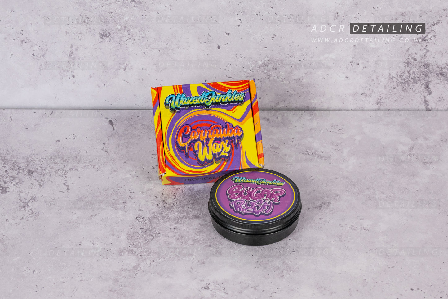Waxed Junkies Carnauba Traditional Car Wax. Detailing wax with a sweetshop scent. Fantastic value for a luxury British hand-poured wax.