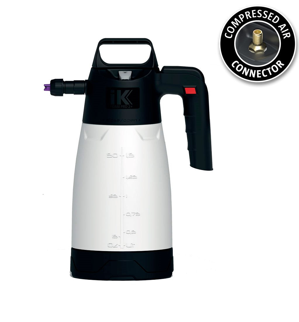IK Foam Pro 2+ (Plus) Pressure Pump Sprayer with Air Connector