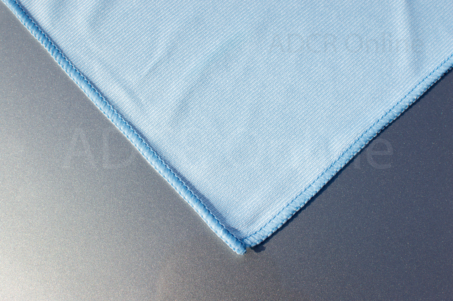 Blue Glass Microfibre Cloth Towel 16x16" 40x40cm 290gsm - 3 Pack