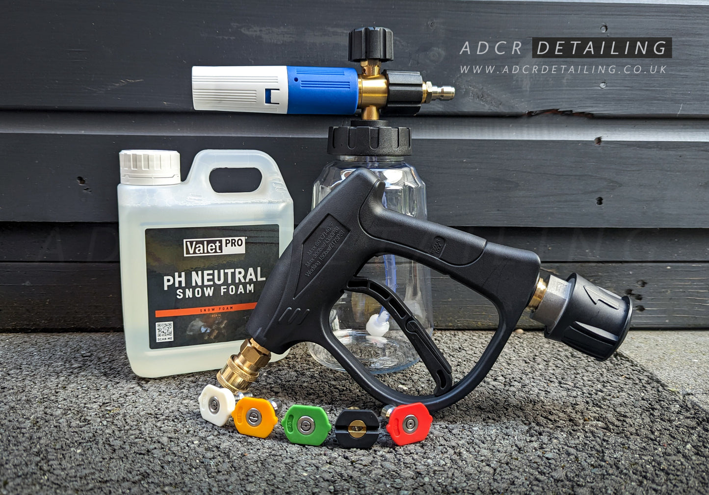Short Trigger Quick Release Pressure Washer Gun with Premium Snow Foam Cannon for Karcher K Series